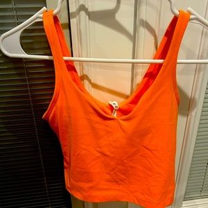 Lululemon orange tank size 2